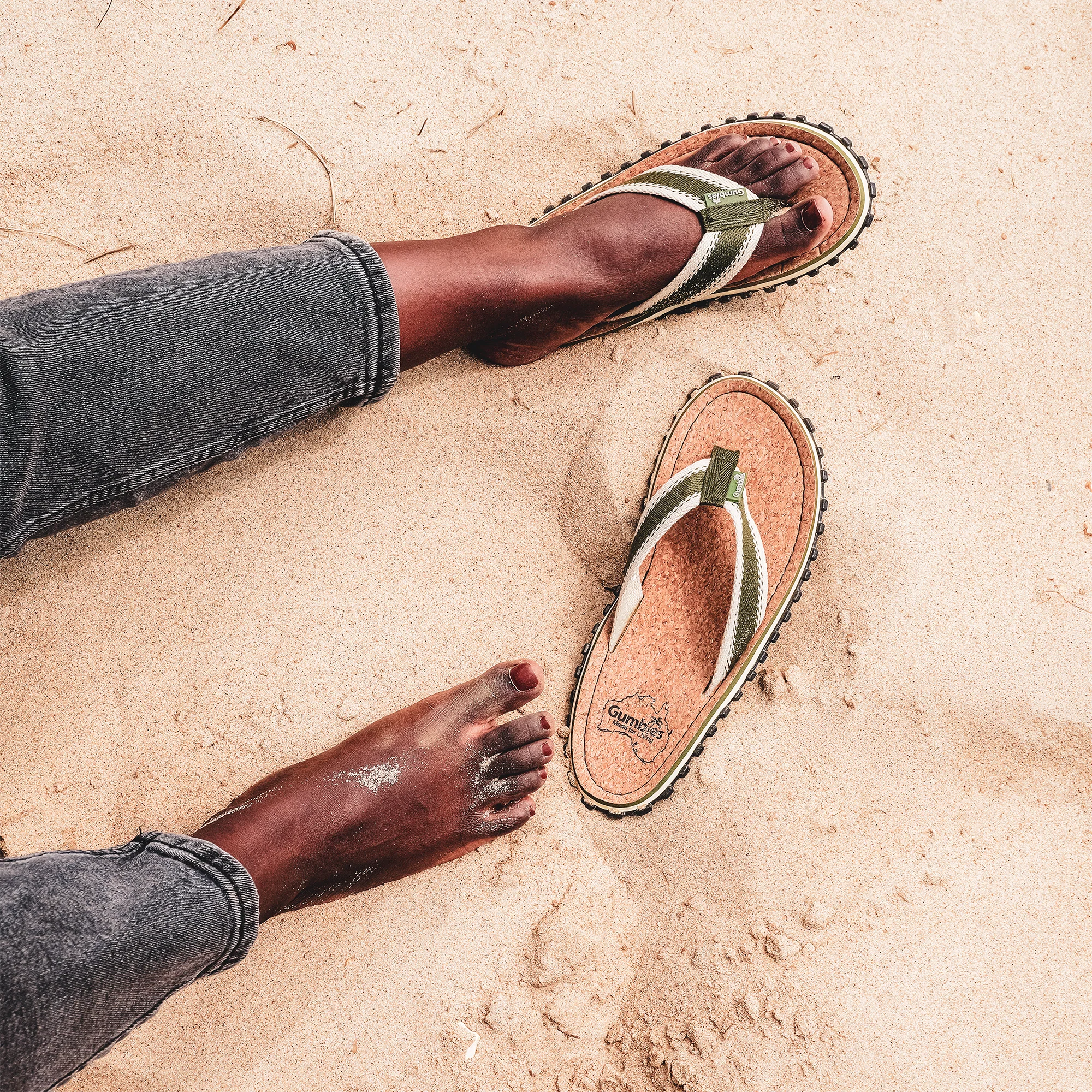 Corker - Flip-Flops - Women's - Khaki - Image 3