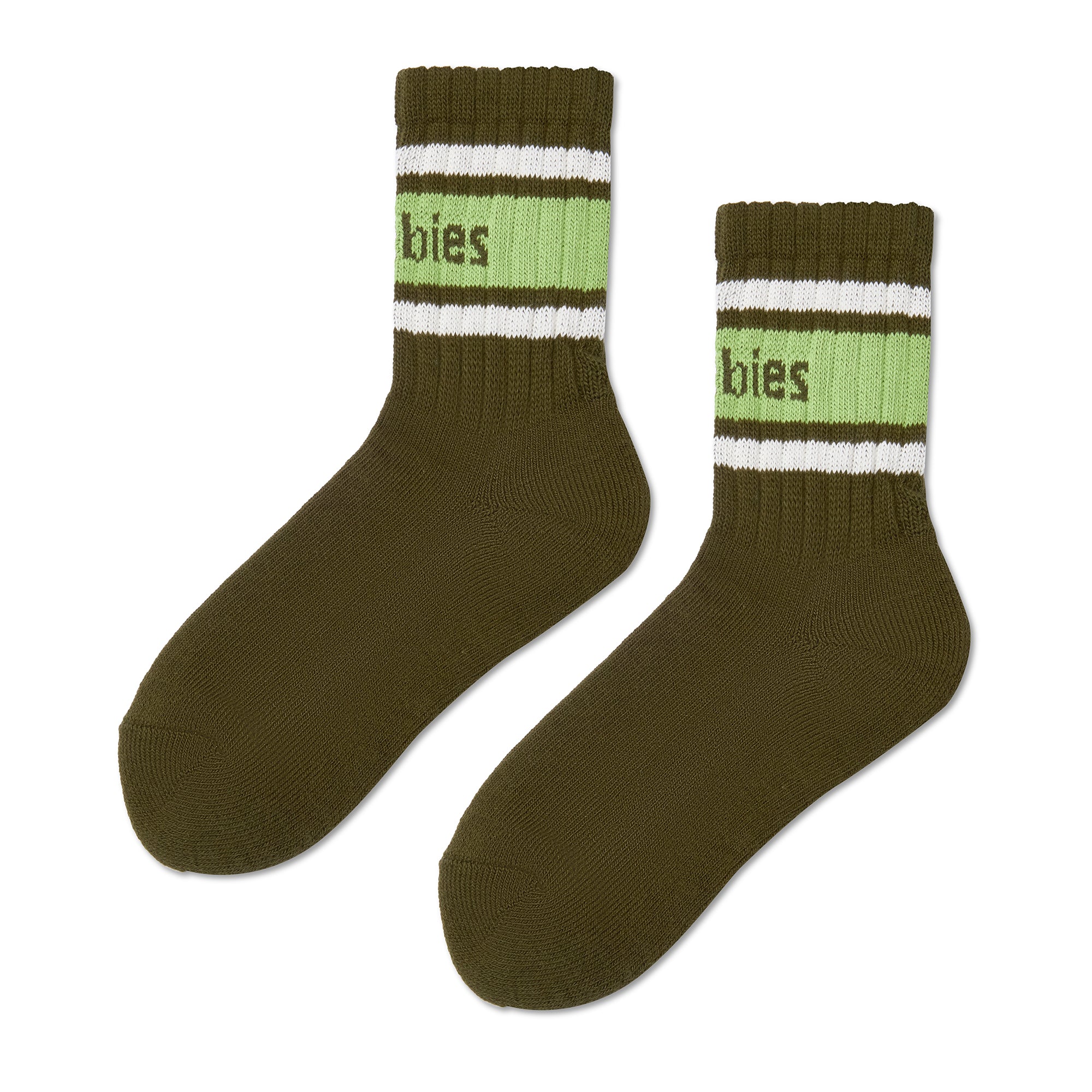 GUM Crew Sock - Men's - Moss & Pistachio - Image 4