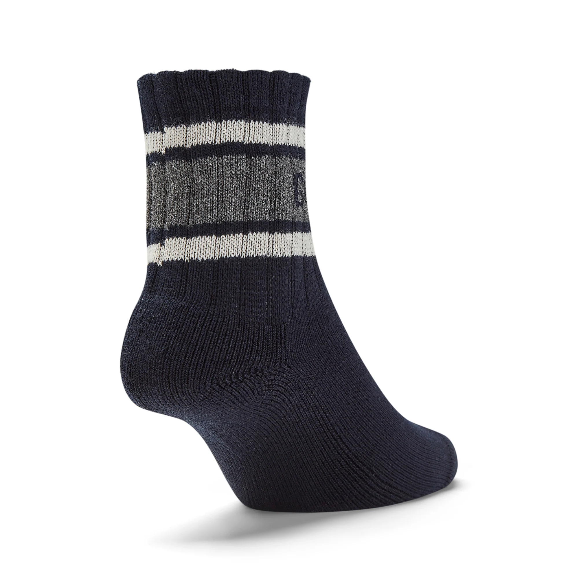 GUM Crew Sock - Men's - Navy & Grey - Image 7