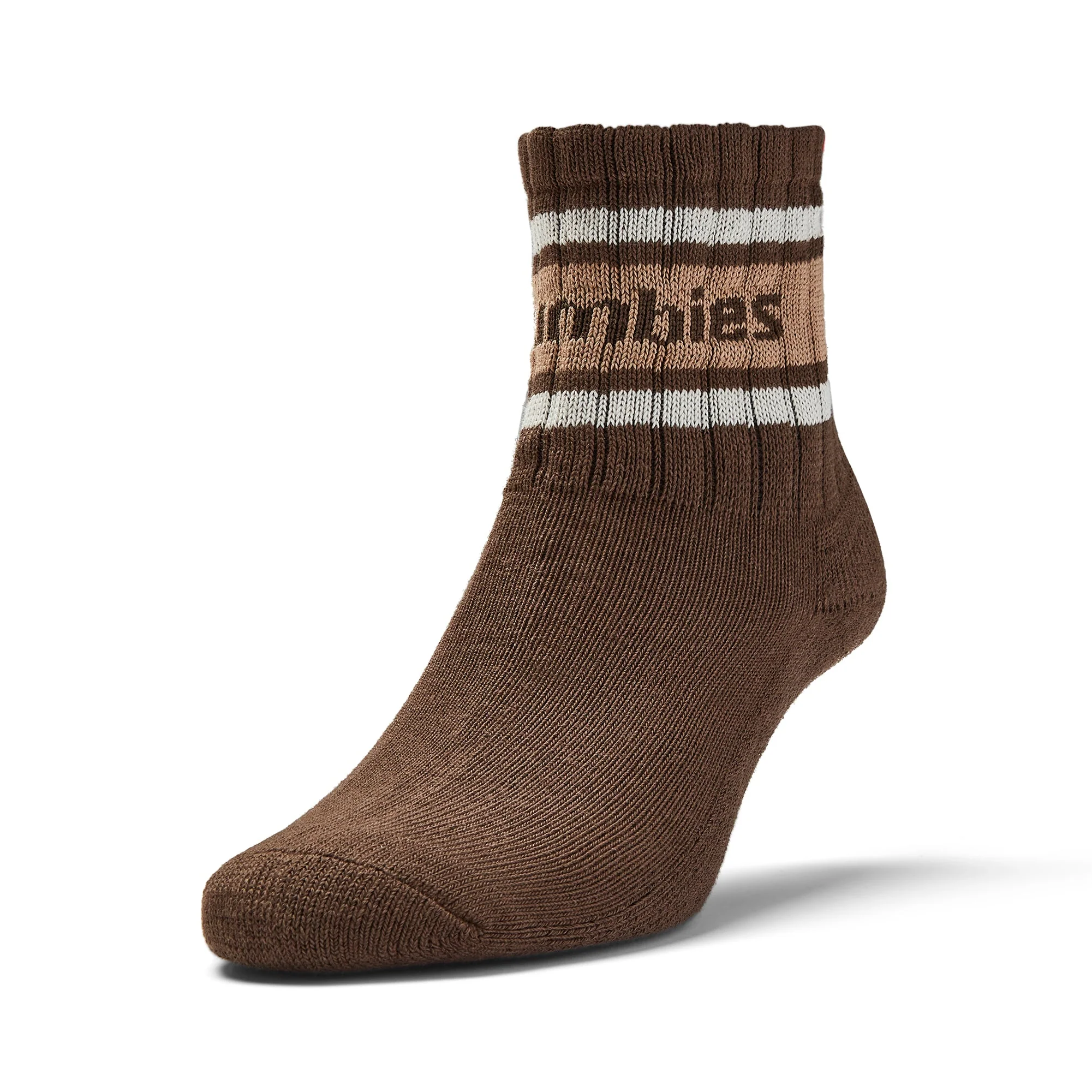 GUM Crew Sock - Women's - Chocolate & Cream - Image 5