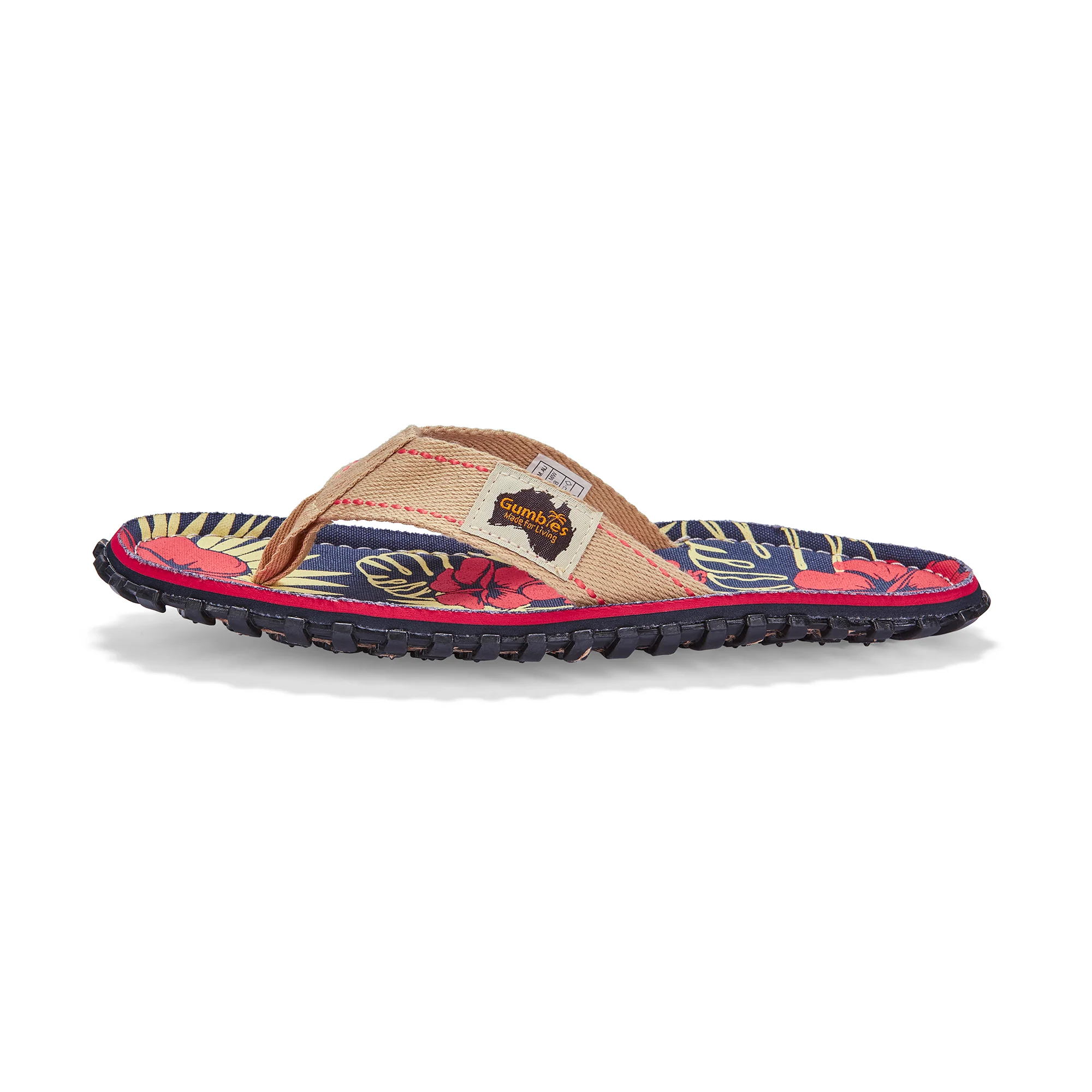 Islander Flip-Flops - Women's - Denim Hibiscus - Image 7