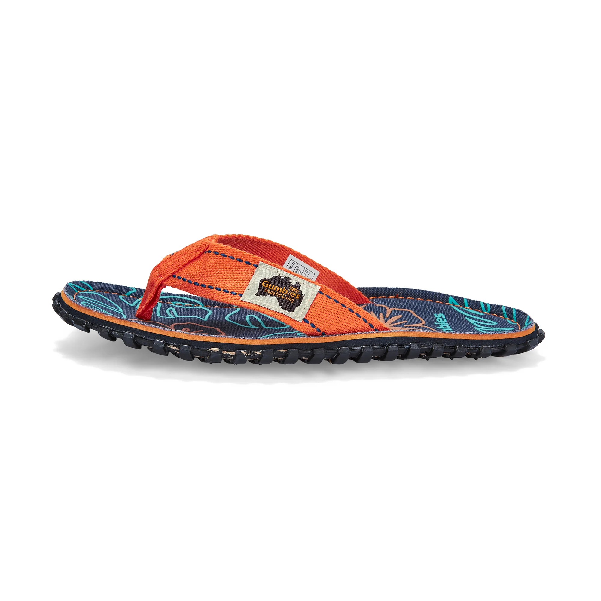 Islander Flip-Flops - Women's - Orange Hibiscus - Image 7