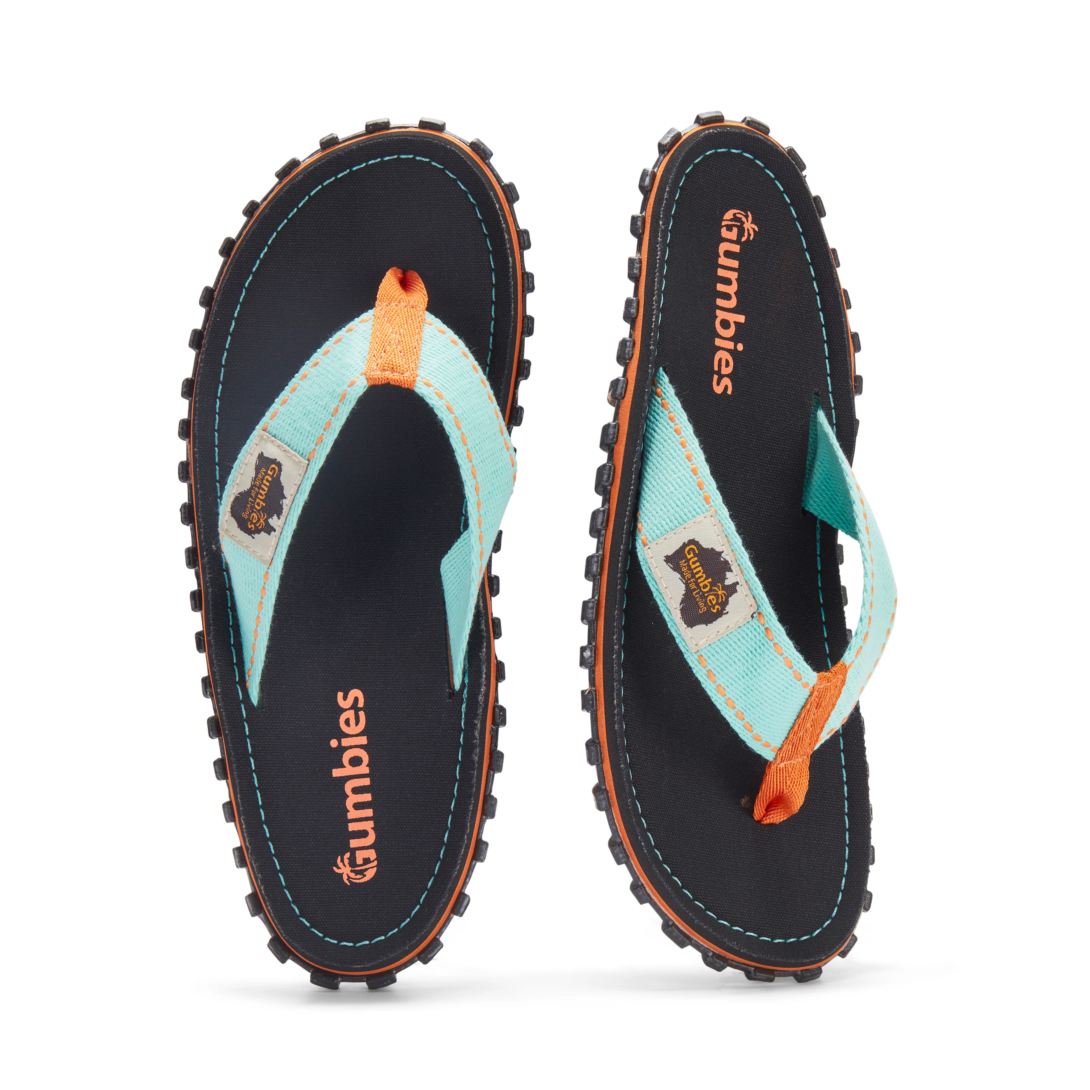Islander Flip-Flops - Men's - Tricolor Black - Image 6