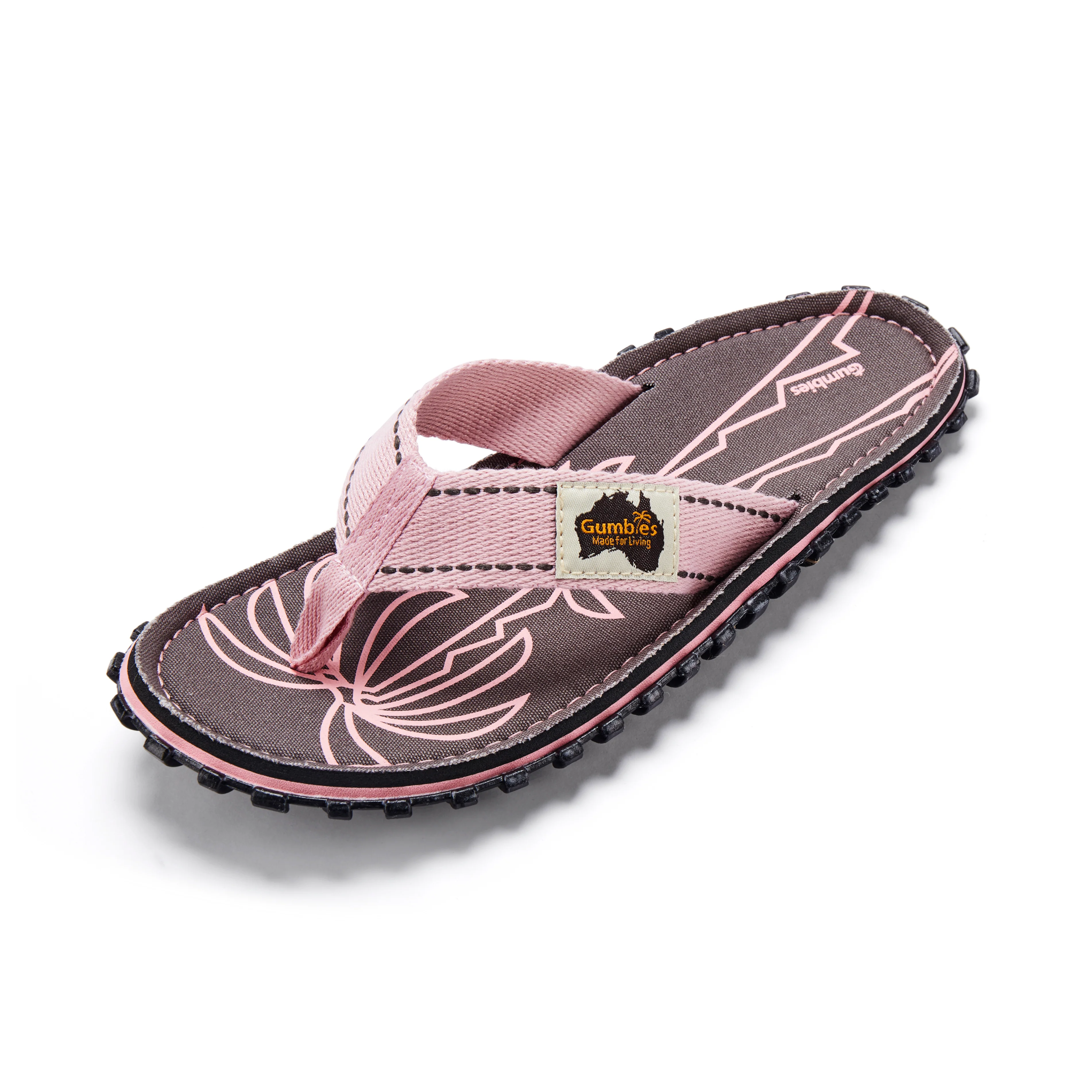 Islander Flip-Flops - Women's - Palm Leaf Grey - Image 4