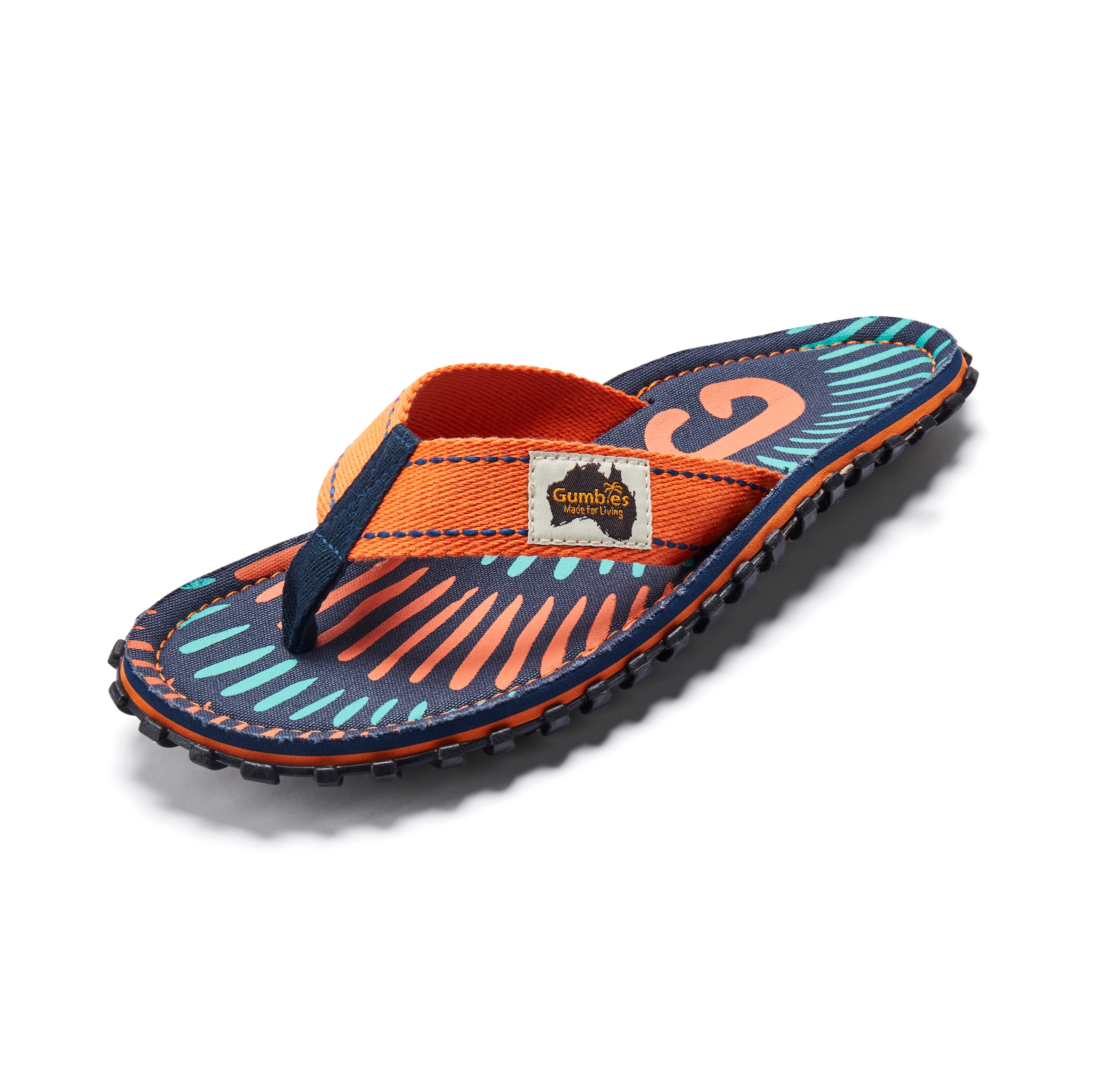 Islander Flip-Flops - Women's -Tangerine Burst - Image 6