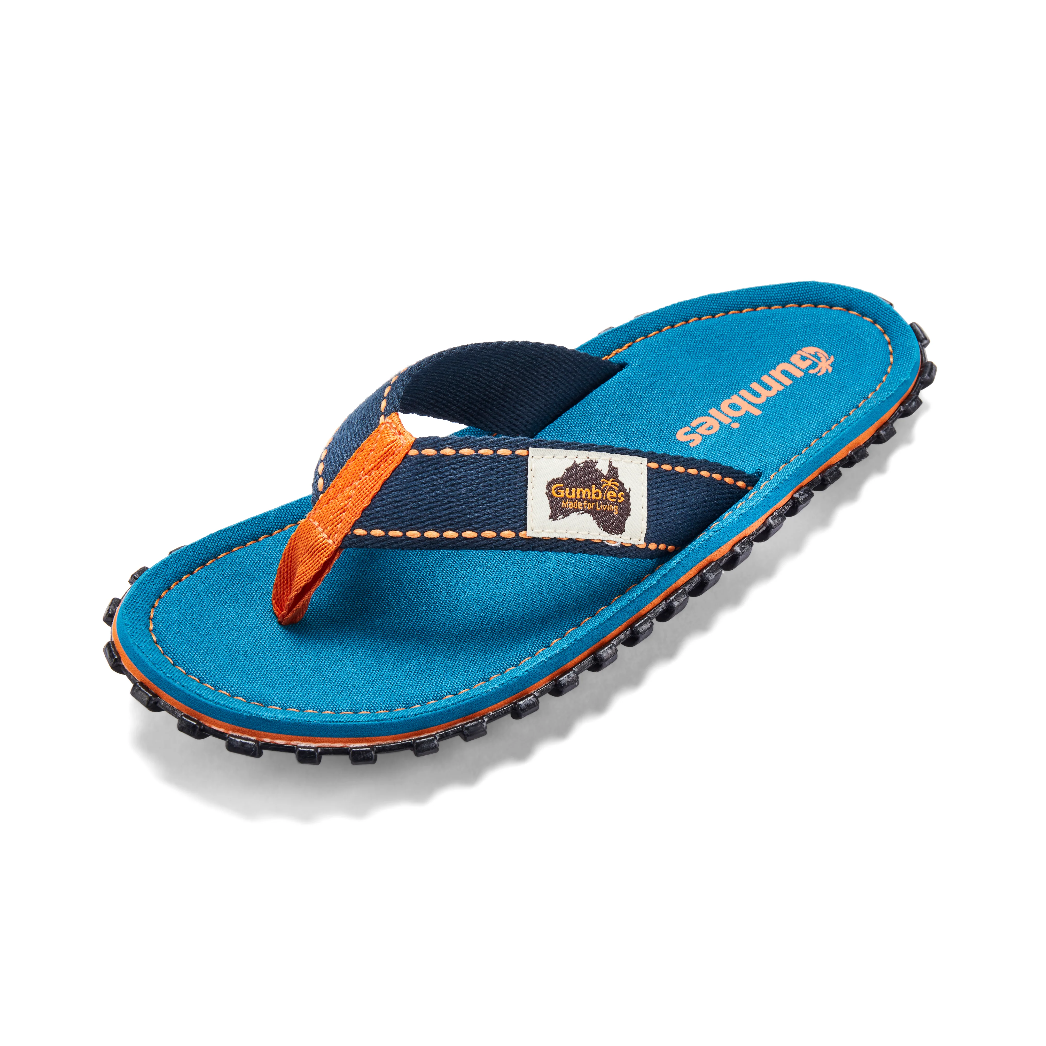 Islander Flip-Flops - Women's - Tricolor Blue - Image 7