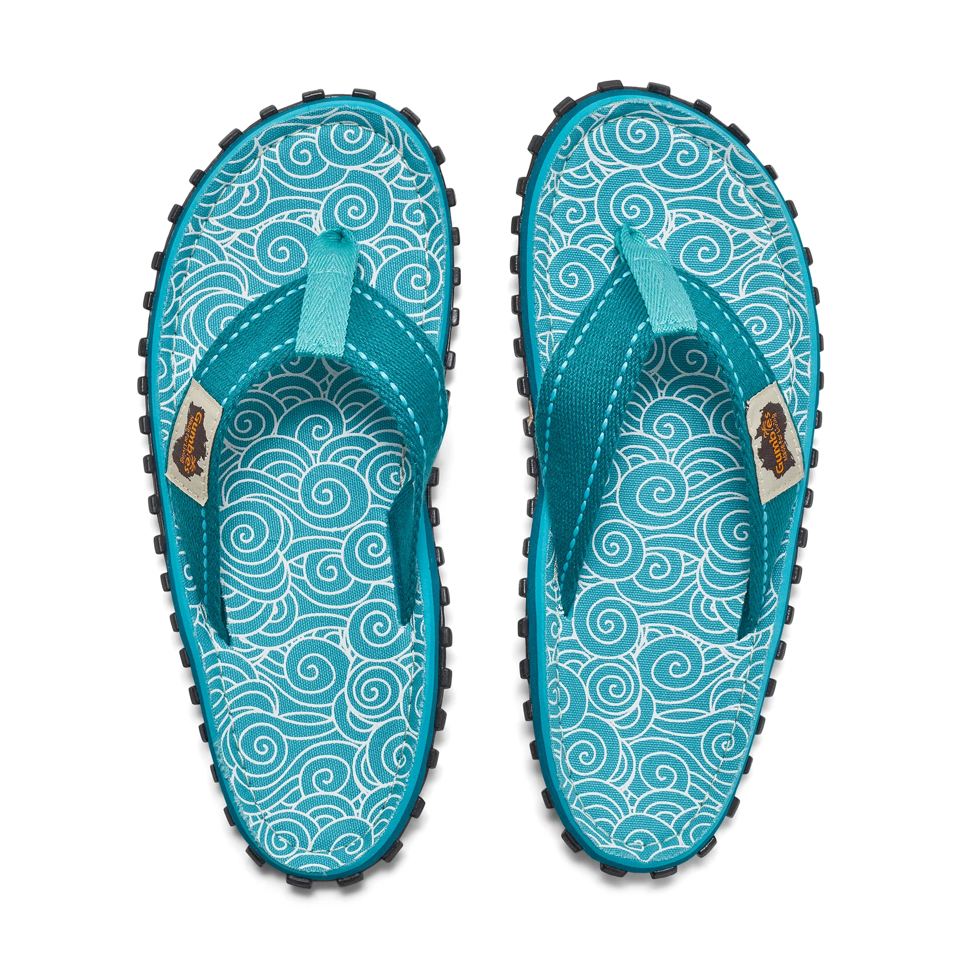 Islander Flip-Flops - Women's - Turquoise Swirls - Image 3