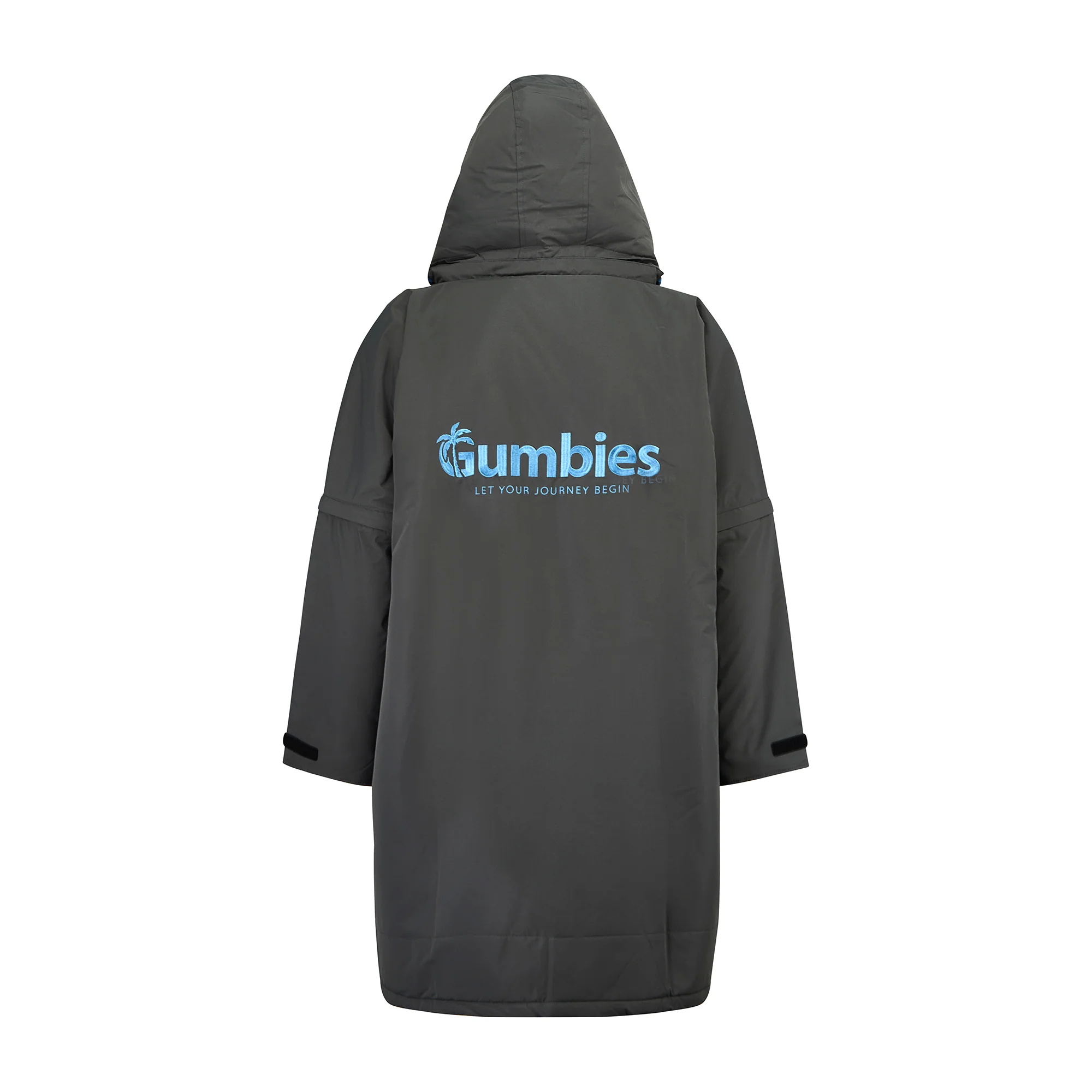 Sports-Cape - Charcoal & Blue - Image 3