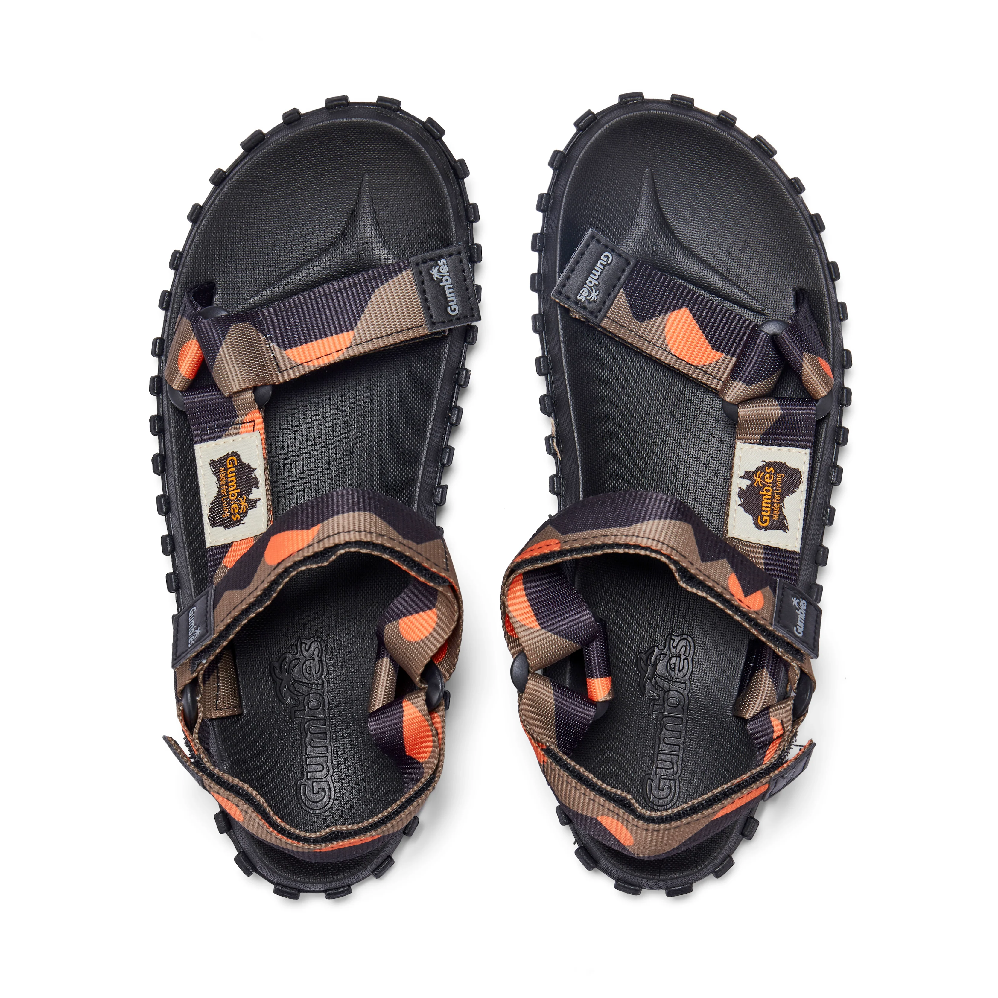 Scrambler Sandals - Men's - Khaki & Orange - Image 4