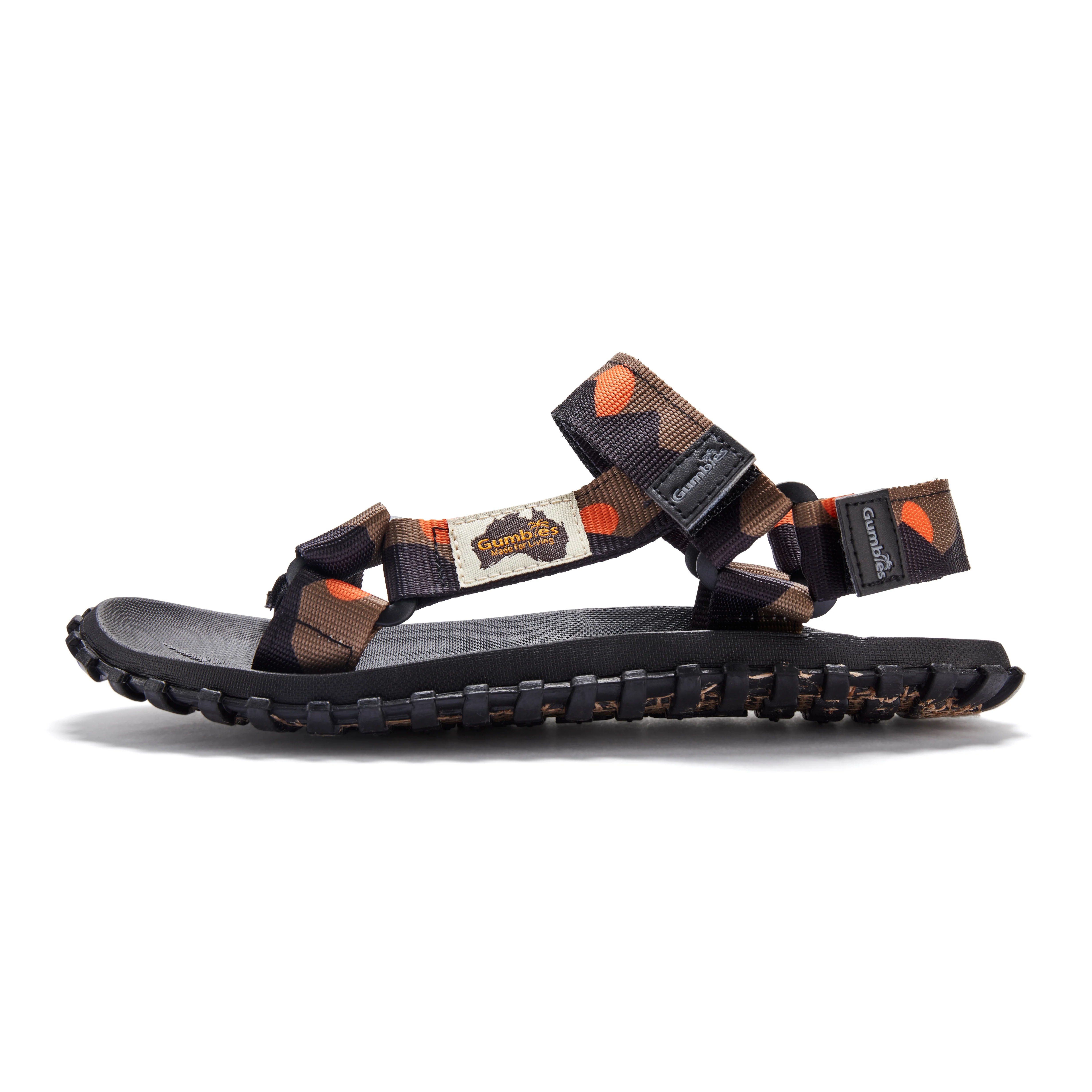 Scrambler Sandals - Women's - Khaki & Orange - Image 4